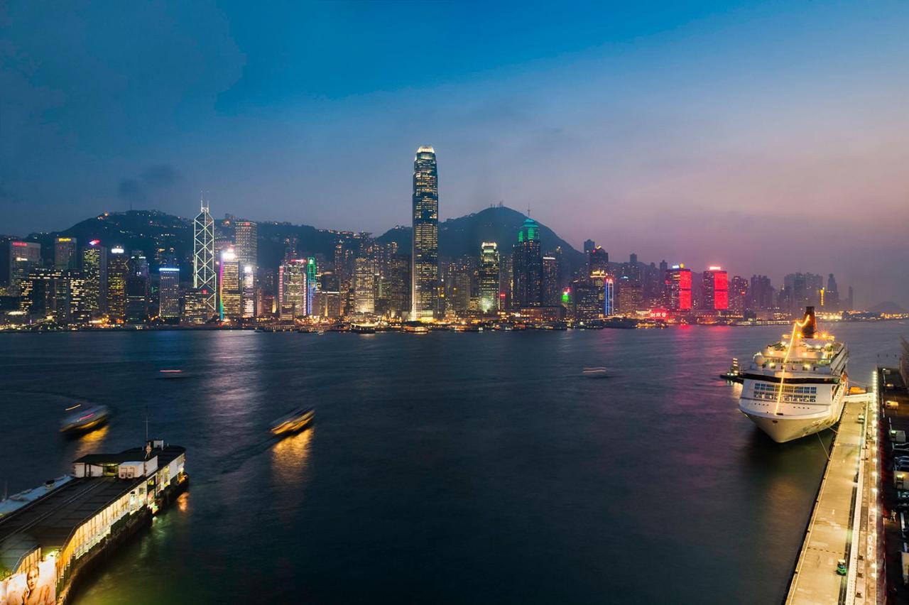 Marco Polo Hongkong Hotel Kültér fotó Victoria Harbour