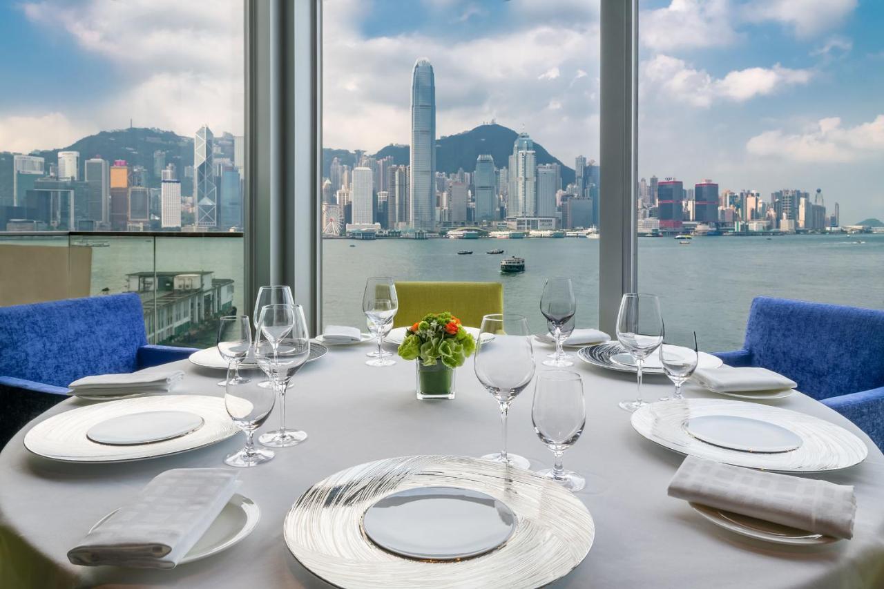 Marco Polo Hongkong Hotel Kültér fotó View from the restaurant